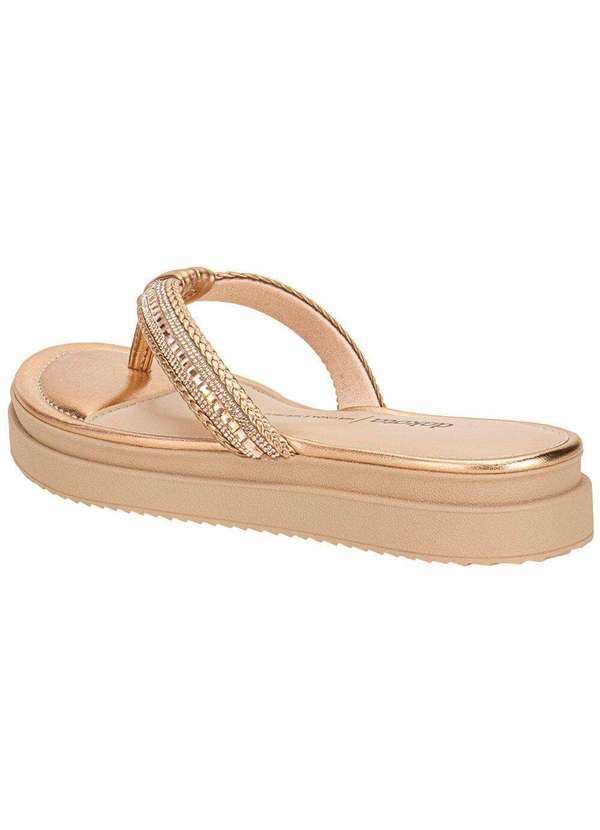 Dakota - Tamanco Feminino Flat Dakota Y8902 - Ouro/Rosado 3