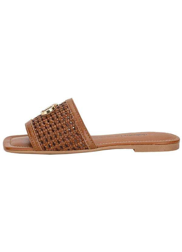Dakota - Tamanco Feminino Flat Dakota Y9933 - Caramelo 2