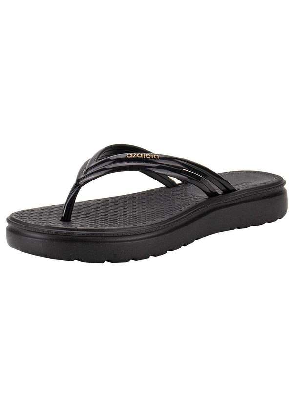 Azaleia - Tamanco Feminino Flat Jo Azaleia 19089 - Preto
