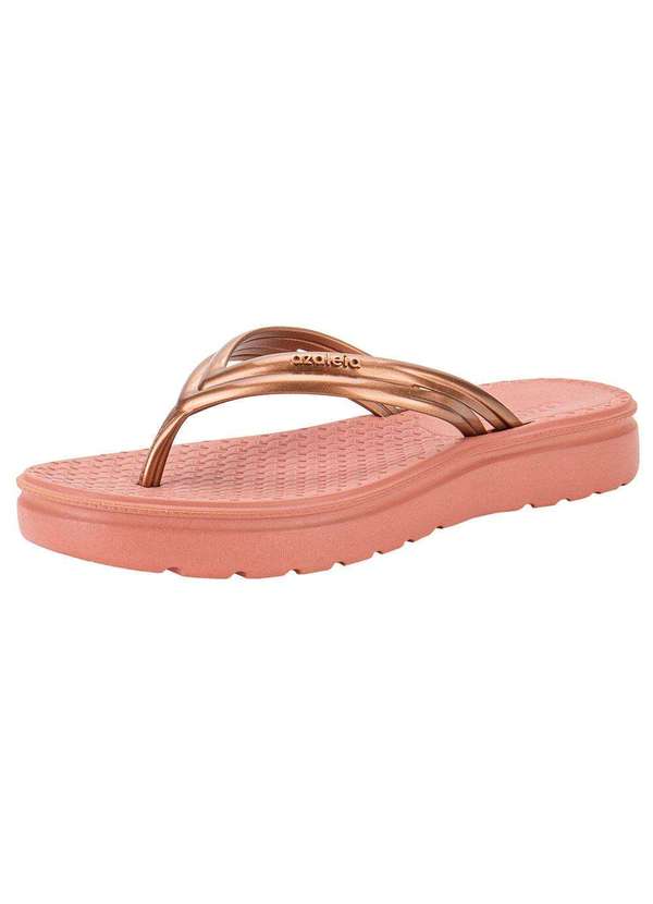 Azaleia - Tamanco Feminino Flat Jo Azaleia 19089 - Bronze