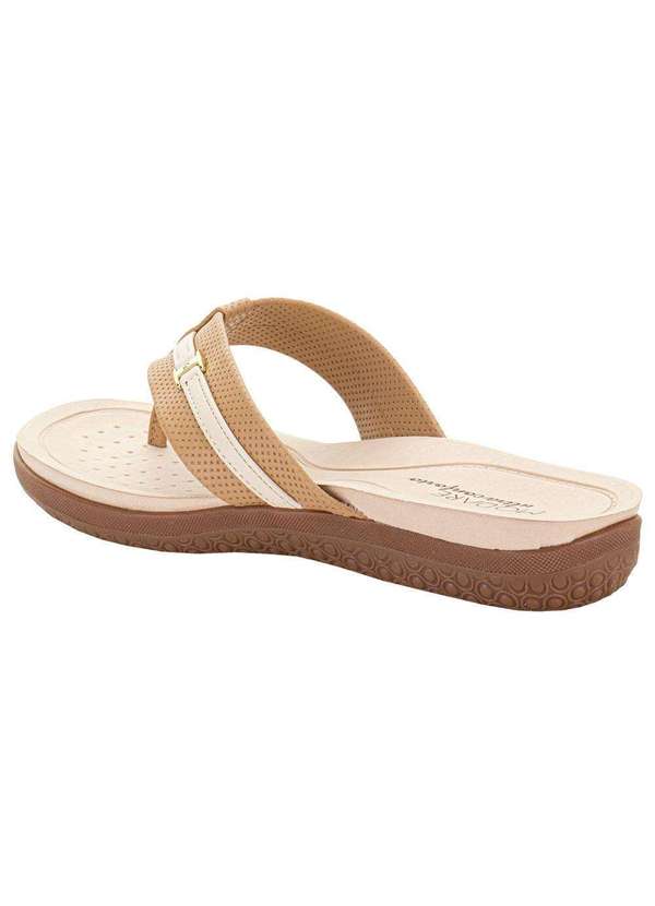 Modare - Tamanco Feminino Flat Modare 7125244 - Bege 3