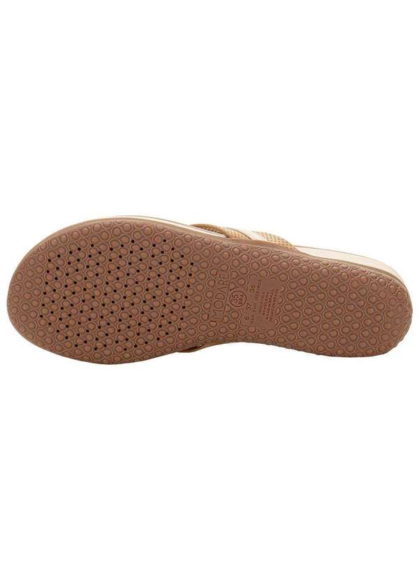 Modare - Tamanco Feminino Flat Modare 7125244 - Bege 4