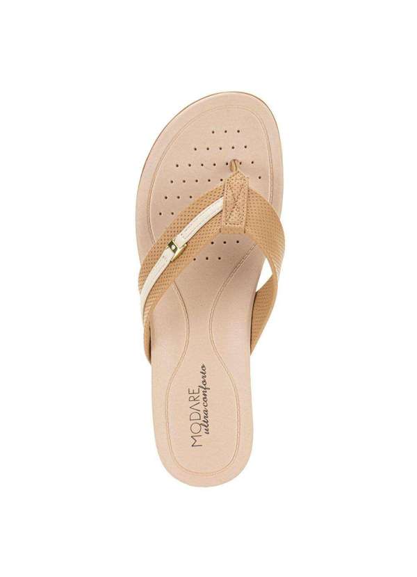 Modare - Tamanco Feminino Flat Modare 7125244 - Bege 5