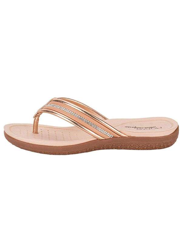 Modare - Tamanco Feminino Flat Modare 7125248 - Bronze 2