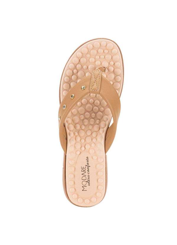 Modare - Tamanco Feminino Flat Modare 7142129 - Camel 5