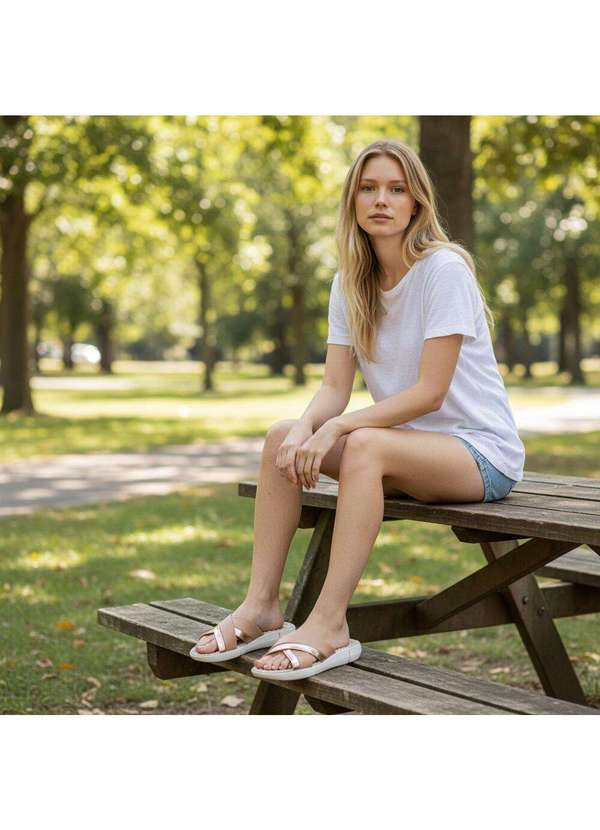 Modare - Tamanco Feminino Flat Modare 7142144 Salmão 2