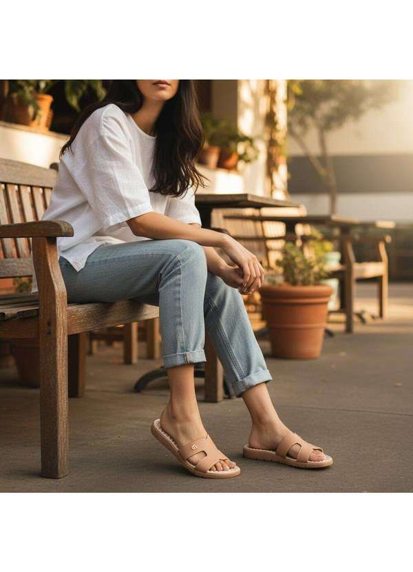 Modare - Tamanco Feminino Flat Modare 7162330 Salmão 2