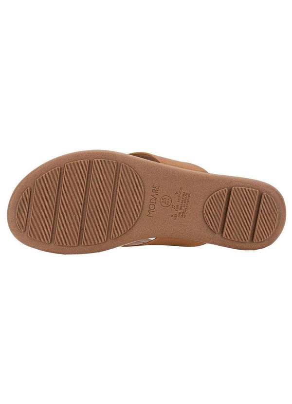 Modare - Tamanco Feminino Flat Modare 7163100 - Camel 4