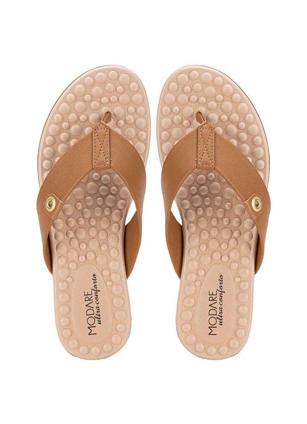 Modare - Tamanco Feminino Flat Modare 7163100 - Camel 5