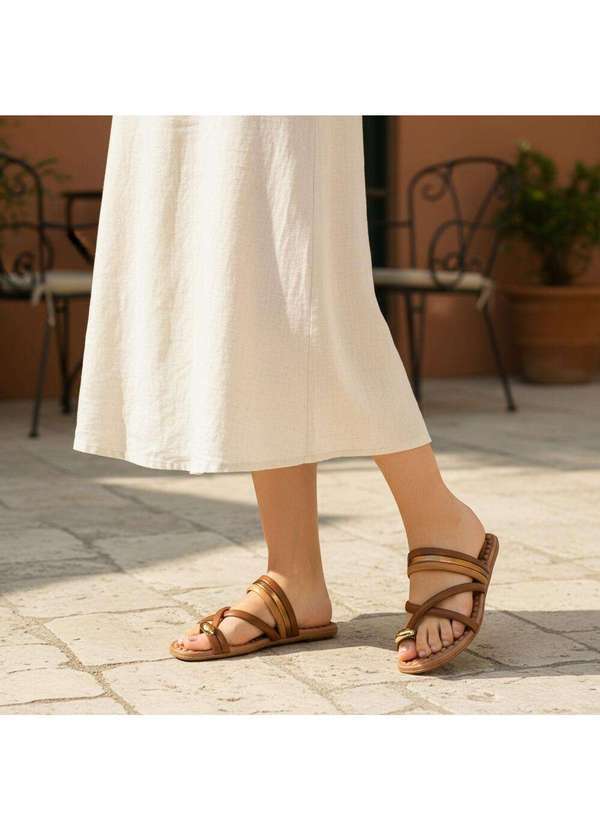 Modare - Tamanco Feminino Flat Modare 7163135 Chocolate 2