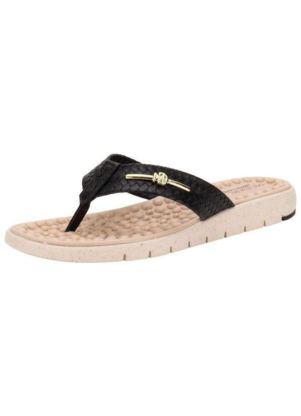 Modare - Tamanco Feminino Flat Modare 7174105 - Preto/Croco