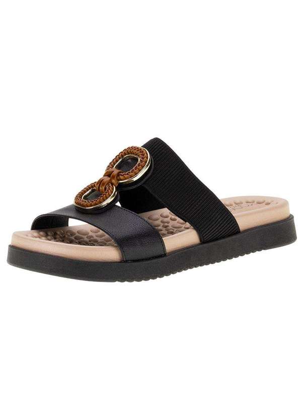 Modare - Tamanco Feminino Flat Modare - 7178107 - Preto 1