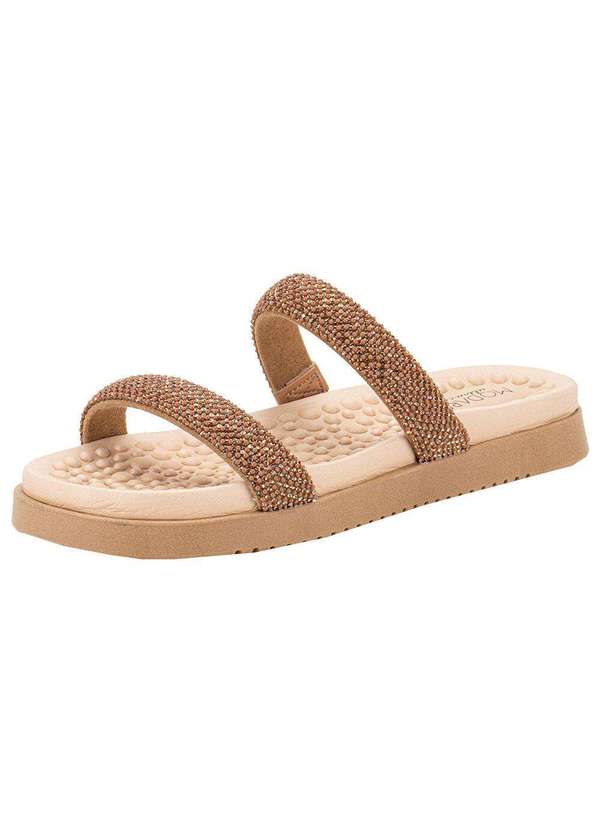 Modare - Tamanco Feminino Flat Modare 7178116 - Bege