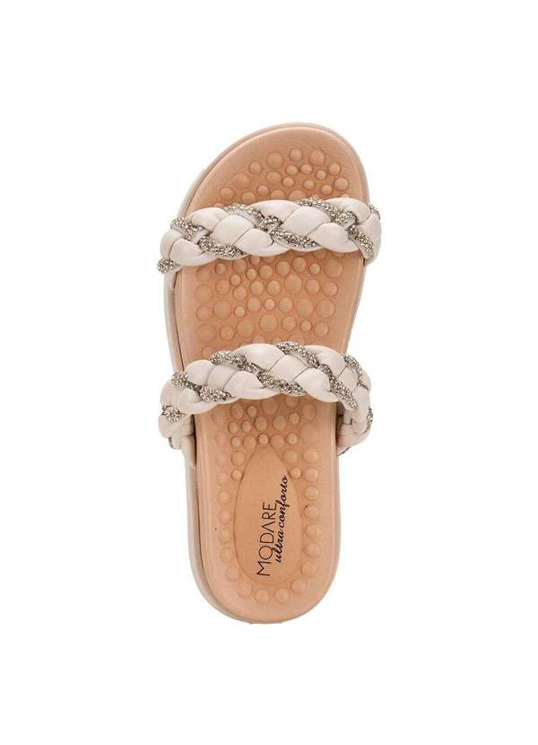 Modare - Tamanco Feminino Flat Modare 7178118 - Branco 5