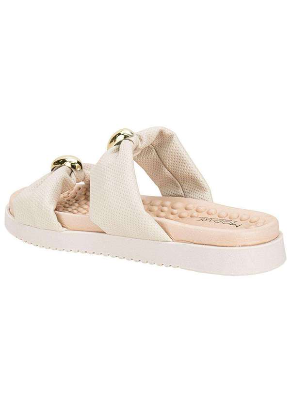 Modare - Tamanco Feminino Flat Modare 7178122 - Marfim 3