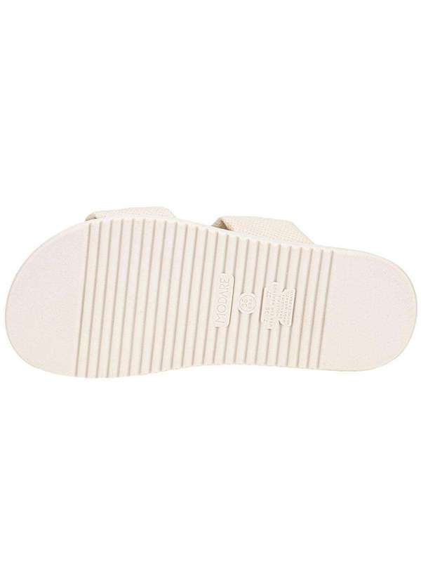 Modare - Tamanco Feminino Flat Modare 7178122 - Marfim 4