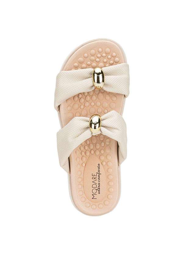 Modare - Tamanco Feminino Flat Modare 7178122 - Marfim 5