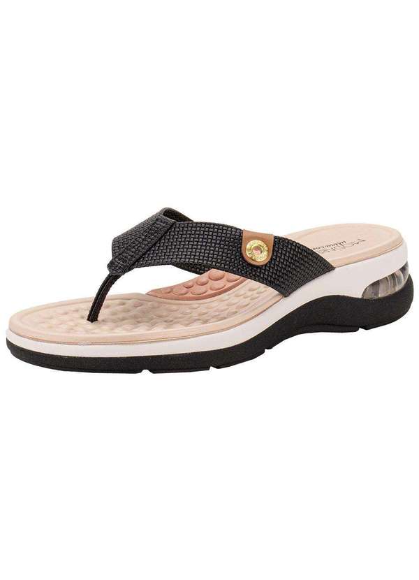 Modare - Tamanco Feminino Flat Modare 7183105 - Preto/Croco