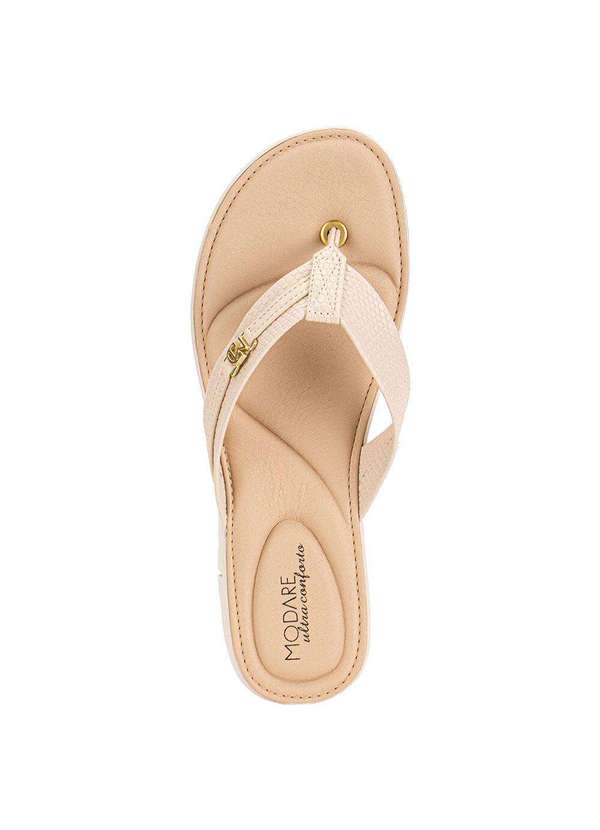 Modare - Tamanco Feminino Flat Modare 7199104 - Natural 5
