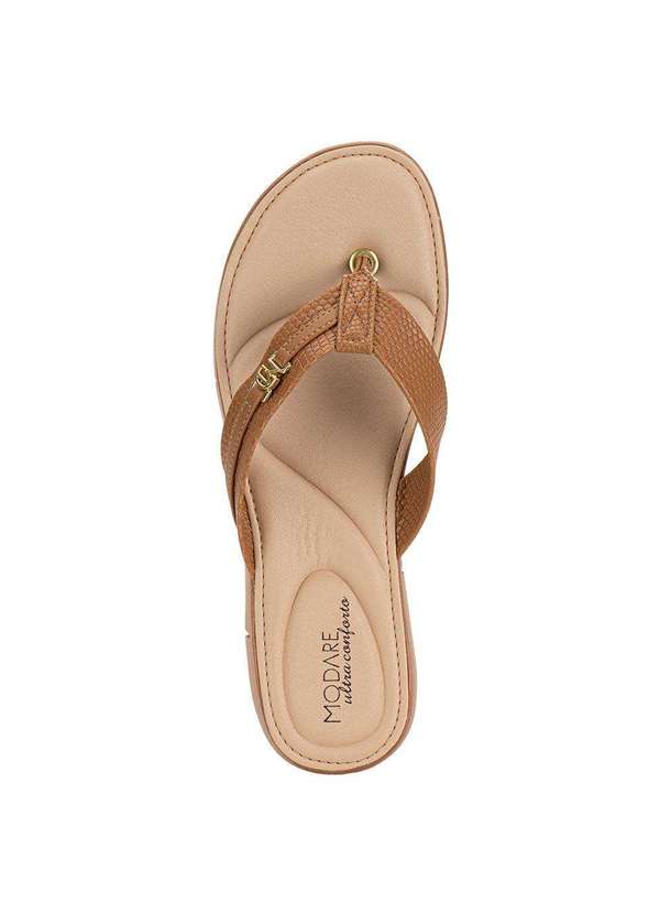 Modare - Tamanco Feminino Flat Modare 7199104 - Camel 5