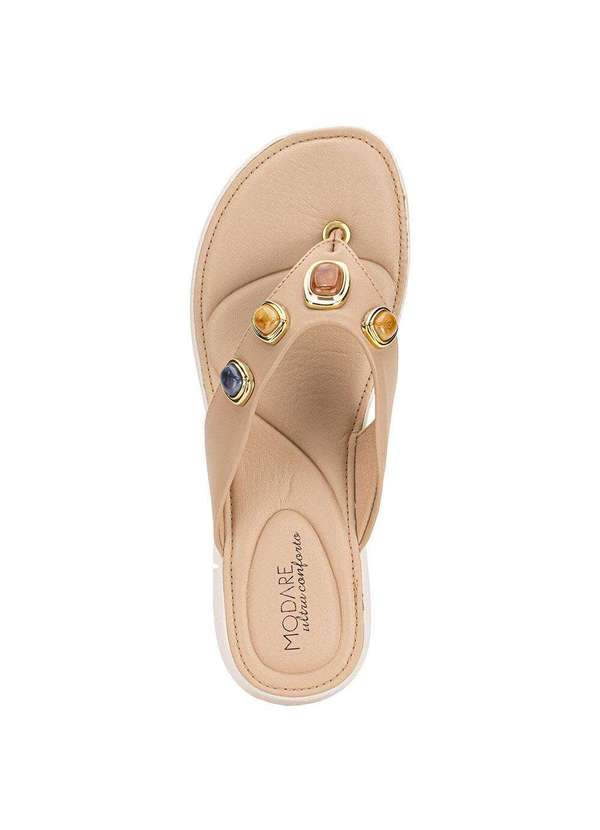 Modare - Tamanco Feminino Flat Modare 7199109 - Bege 5