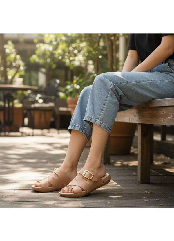 Modare - Tamanco Feminino Flat Modare 7199115 Salmão 2