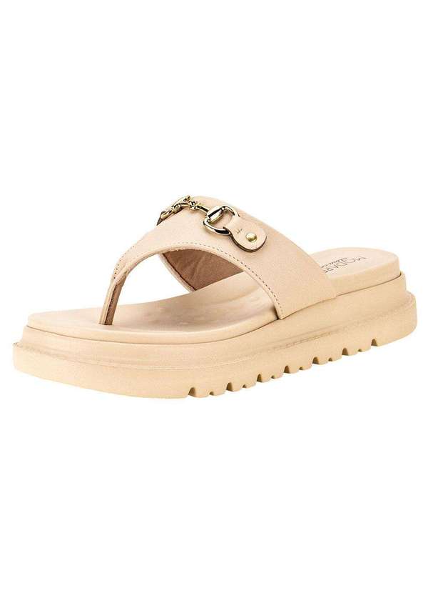 Modare - Tamanco Feminino Flat Modare 7200100 - Natural