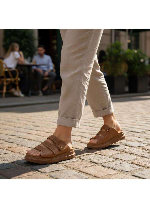 Modare - Tamanco Feminino Flat Modare 7200112 Camel 2