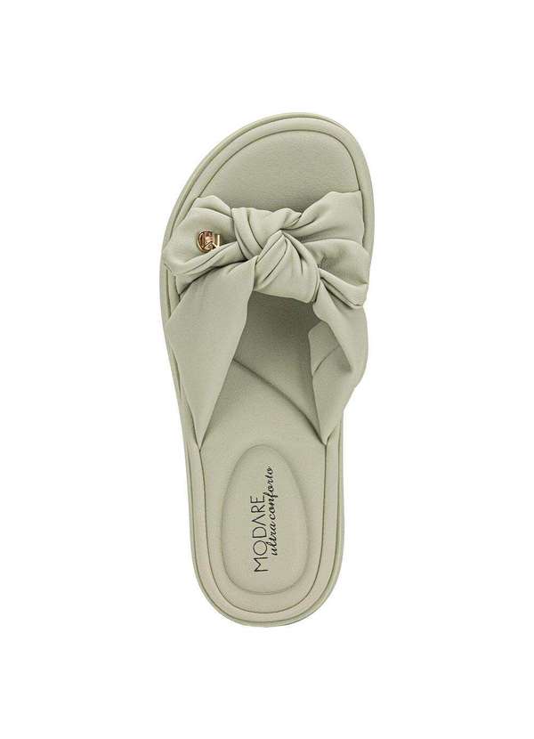Modare - Tamanco Feminino Flat Modare 7208101 - Verde 5