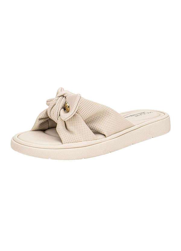 Modare - Tamanco Feminino Flat Modare 7208101 - Branco/Off