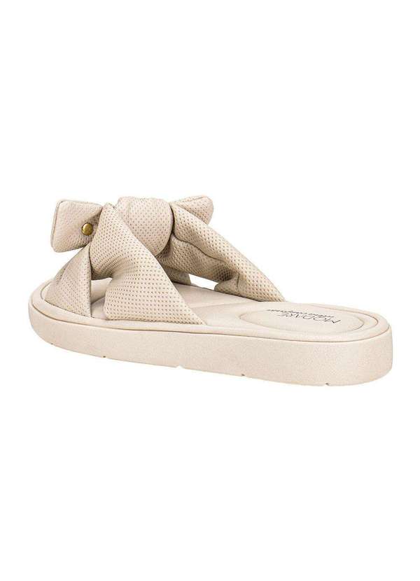 Modare - Tamanco Feminino Flat Modare 7208101 - Branco/Off 3