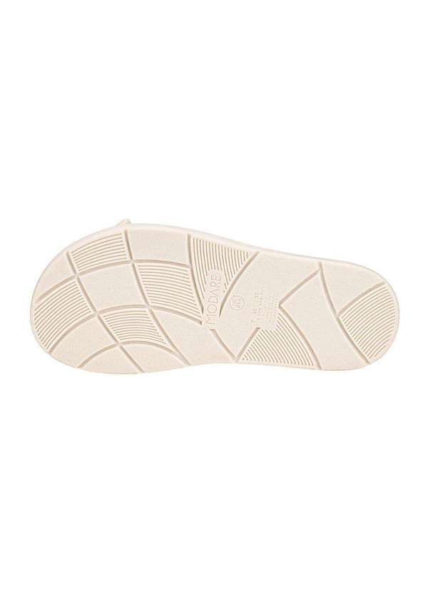 Modare - Tamanco Feminino Flat Modare 7208101 - Branco/Off 4