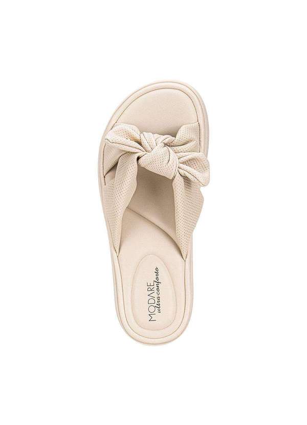 Modare - Tamanco Feminino Flat Modare 7208101 - Branco/Off 5