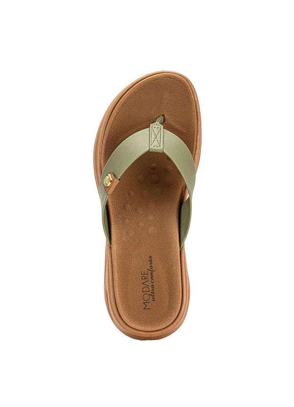 Modare - Tamanco Feminino Flat Modare 7215101 - Verde 5