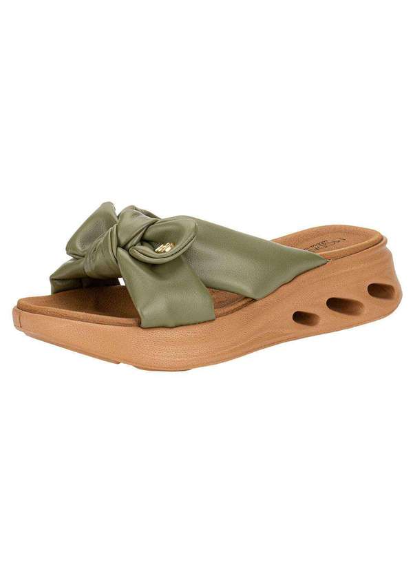 Modare - Tamanco Feminino Flat Modare 7215102 - Verde
