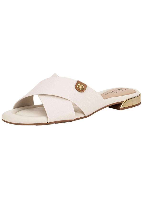 Modare - Tamanco Feminino Flat Modare 7217100 Marfim