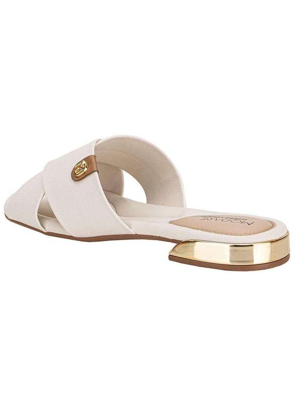 Modare - Tamanco Feminino Flat Modare 7217100 Marfim 3