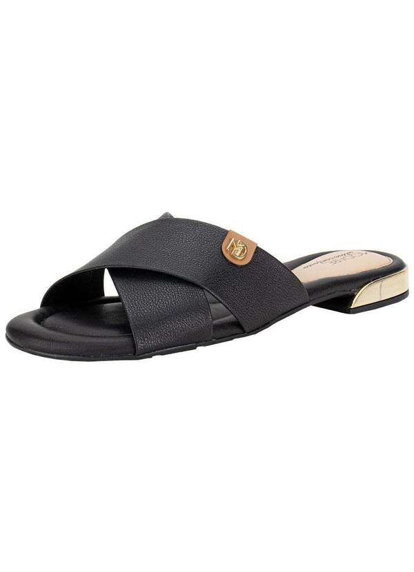 Modare - Tamanco Feminino Flat Modare 7217100 Preto 1
