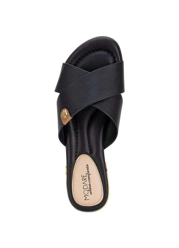 Modare - Tamanco Feminino Flat Modare 7217100 Preto 5