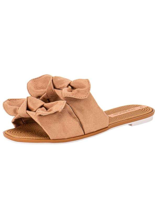 Moleca - Tamanco Feminino Flat Moleca 5297424 - Salmão