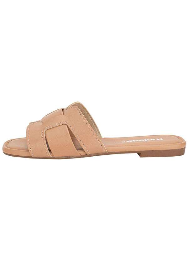 Moleca - Tamanco Feminino Flat Moleca 5435553 - Salmão 2
