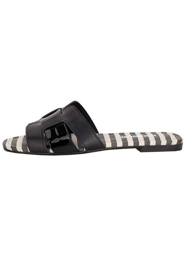 Moleca - Tamanco Feminino Flat Moleca 5435653 - Preto 2