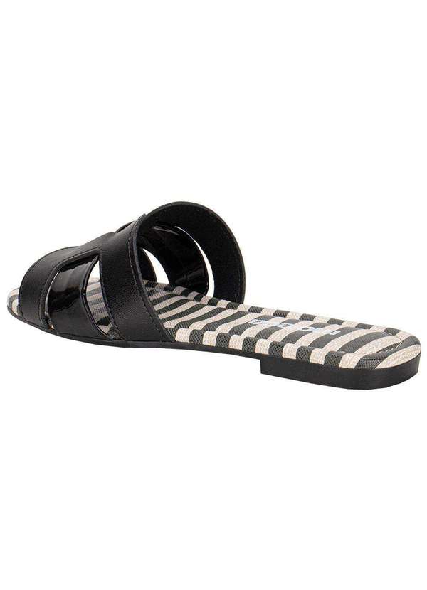 Moleca - Tamanco Feminino Flat Moleca 5435653 - Preto 3