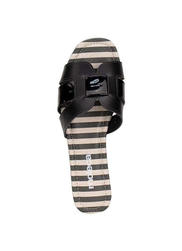 Moleca - Tamanco Feminino Flat Moleca 5435653 - Preto 5