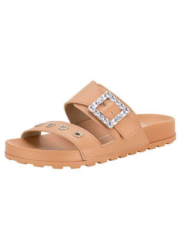 Moleca - Tamanco Feminino Flat Moleca 5436430 - Salmão