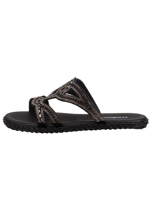 Moleca - Tamanco Feminino Flat Moleca 5452143 - Preto 2