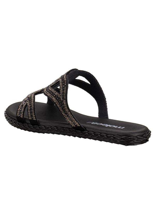 Moleca - Tamanco Feminino Flat Moleca 5452143 - Preto 3