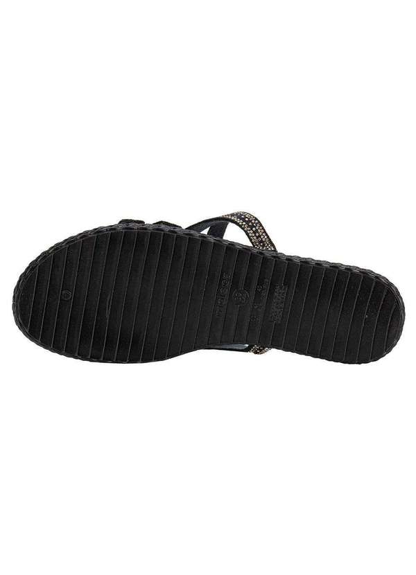 Moleca - Tamanco Feminino Flat Moleca 5452143 - Preto 4