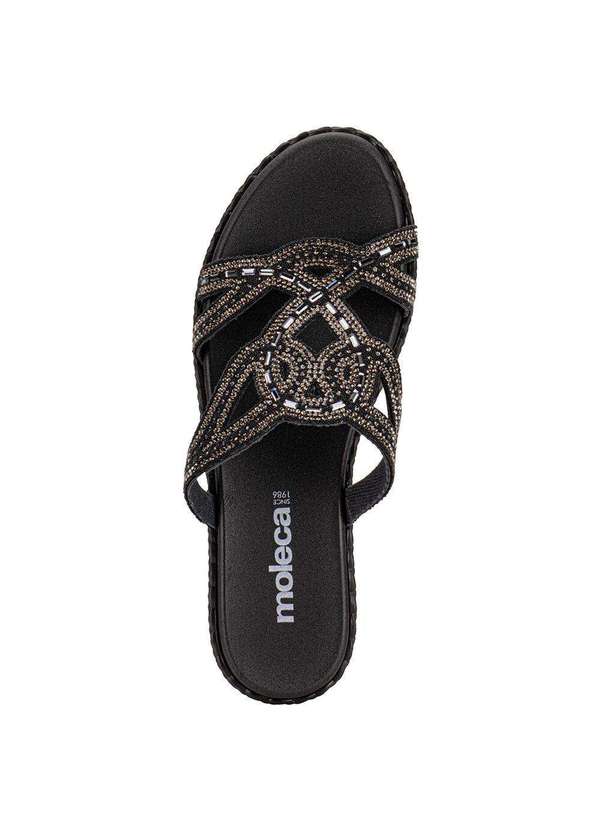 Moleca - Tamanco Feminino Flat Moleca 5452143 - Preto 5