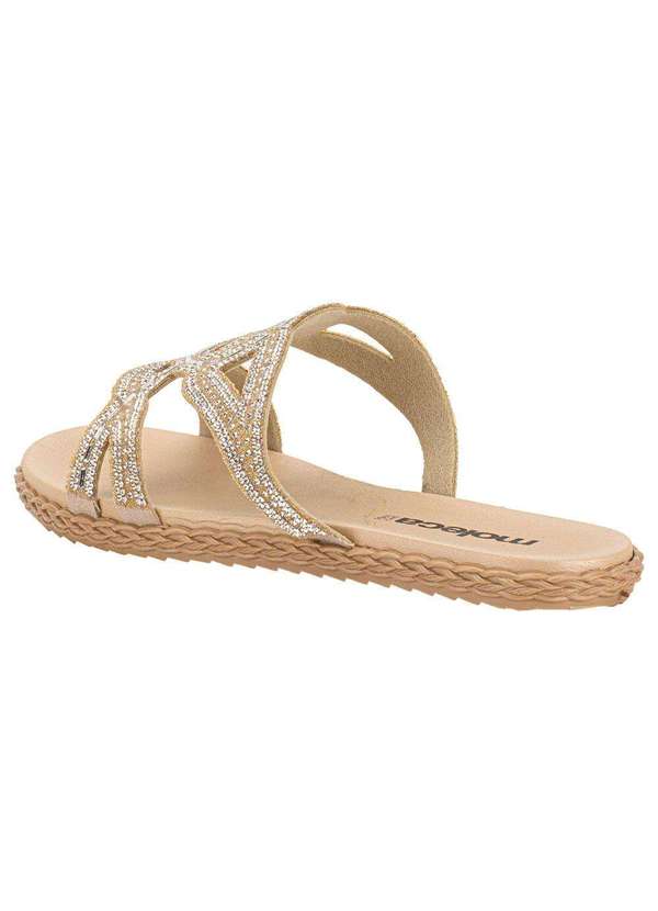 Moleca - Tamanco Feminino Flat Moleca 5452143 - Bege 3